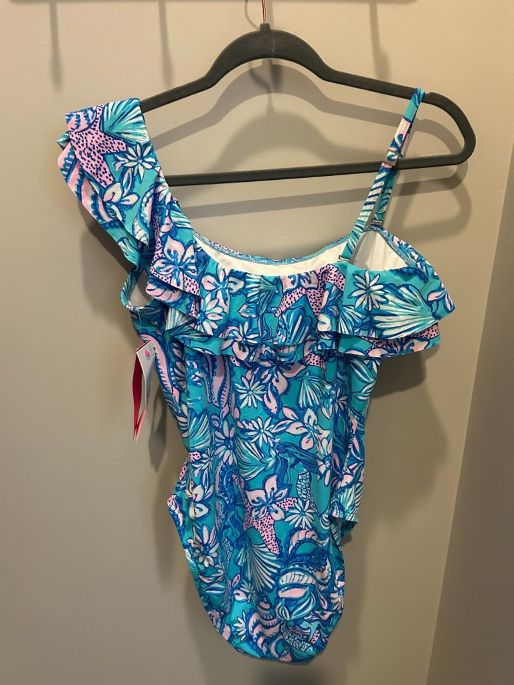 NEW Lilly Pulitzer Caelum Rubble One Piece Amalfi Blue Sound the Sirens